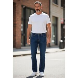 Dickies Men's Blue Denim Straight Leg‎ Work Pants Size 32x34